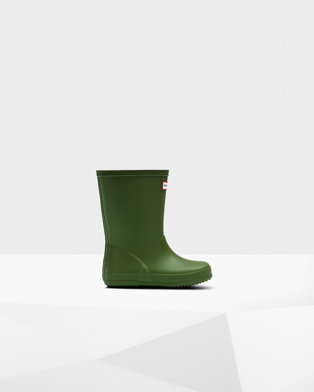 Botas de Lluvia Hunter Niños - Original First Classic - Verdes - UMPRGTY-63